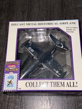 Model Power Postage Stamp Planes Grumman F-9 Panther No. 5393 Diecast Metal Airp